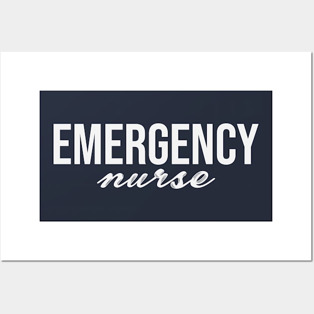 Emergency Nurse Minimalist Wall Art by gabrielakaren